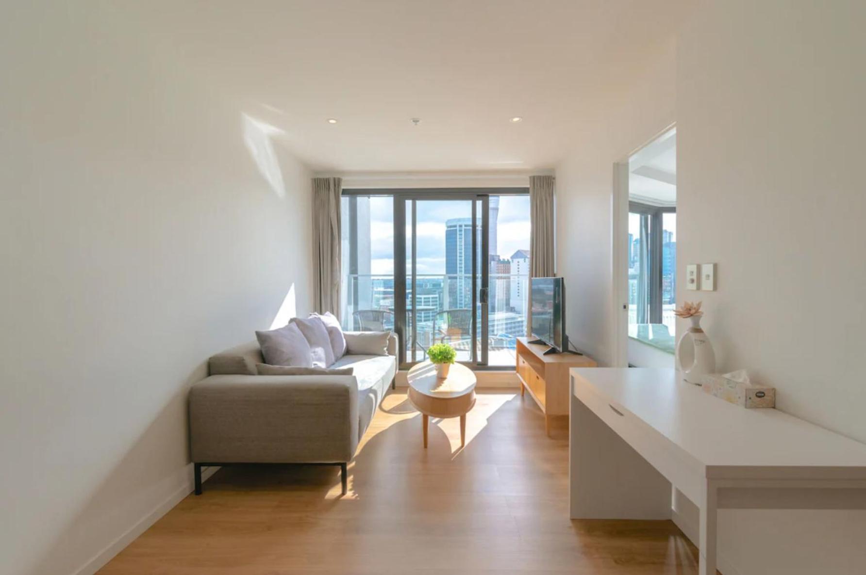 Skytower And City View 2 Bedroom Apartment On High Floor 오클랜드 외부 사진